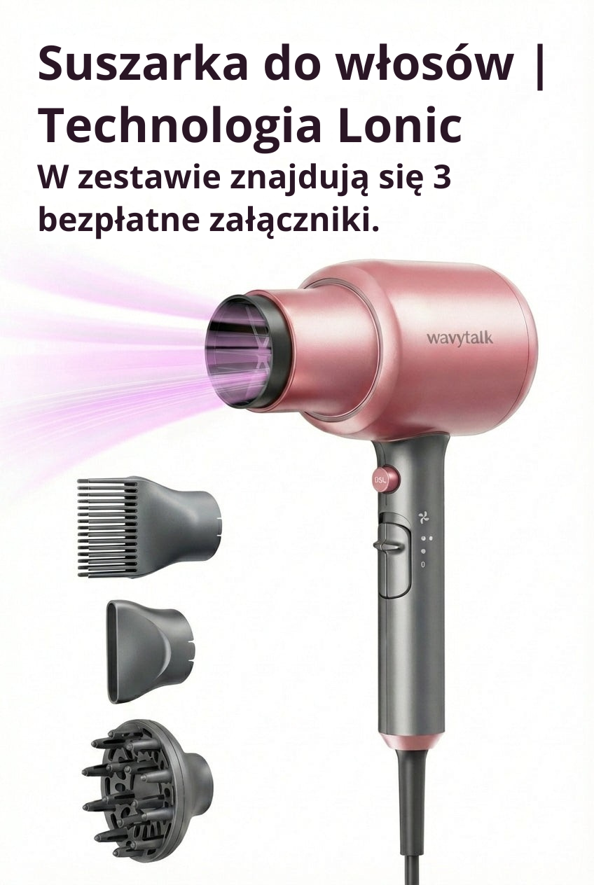 Suszarka do włosów | Technologia jonowa