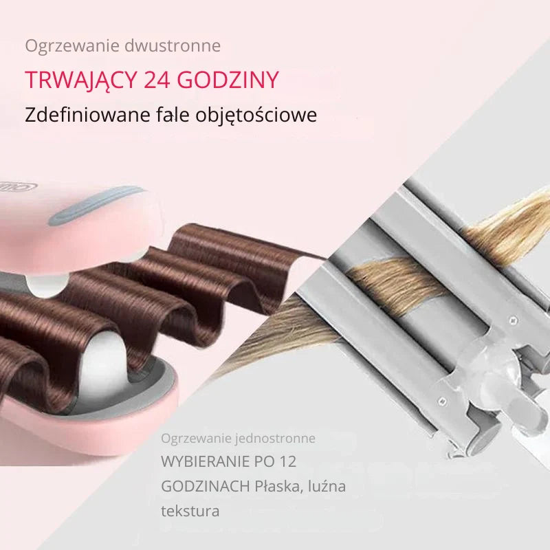Tymo ProWave 2 w 1 Automatyczna lokówka i prostownica do włosów